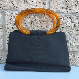 Vintage MCM Handbag with Bakelite Handles